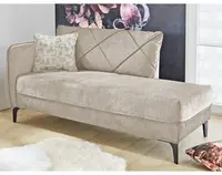 Leňoška-pohovka Novara, béžová látka%