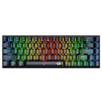 Redragon K633RGB-PRO Ryze Pro 68 Key Bluetooth/2.4Ghz/Wired Tri-Mode Mechanical Keyboard RGB Backlight Red Switch - Black