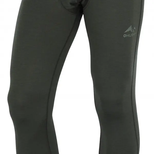 Husky Merea M S, green Merino termoprádlo kalhoty