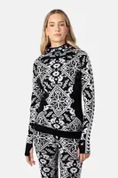 Funkční mikina Kari Traa SAGA černá barva, 623831