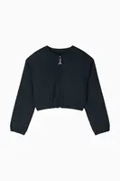 Dětská mikina Patrizia Pepe A555 černá barva, hladká, 7S0285