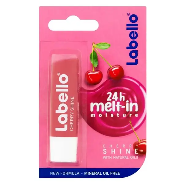LABELLO Cherry Shine tyčinka na pery 4,8 g