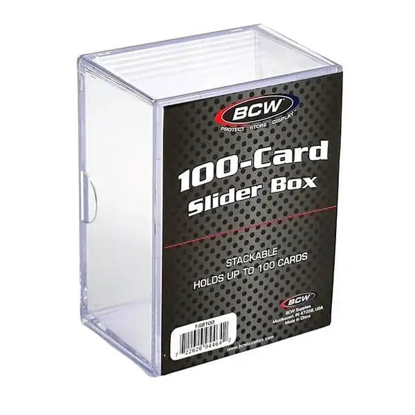 BCW Priehľadná krabička BCW na 100 kariet (2-Pieces)