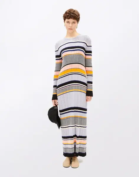 Armedangels Kaamila Stripes 3118 misty morning-deep rosalilly S