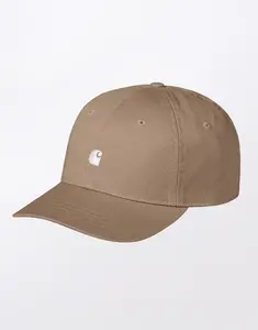 Carhartt WIP Madison Logo Cap Leather/White