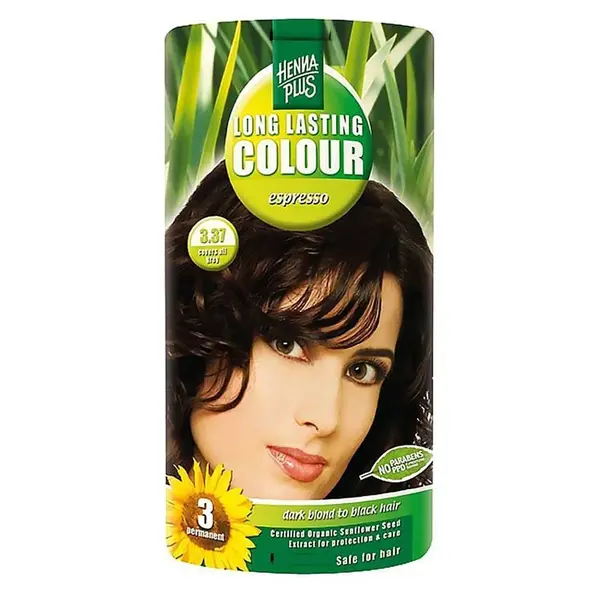 HENNA PLUS Prírodná farba na vlasy 3.37 Expresso 100 ml