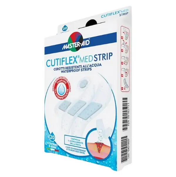 CUTIFLEX Med Náplasti do vody 4 veľkosti 20 ks