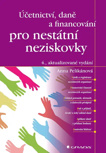 Účetnictví, daně a financování pro nestátní neziskovky, Pelikánová Anna