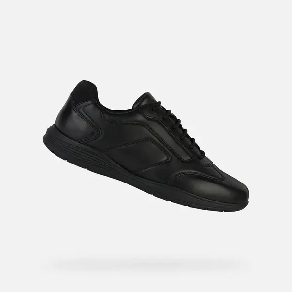 Black men's sneakers Geox Spherica EC2 - Men's