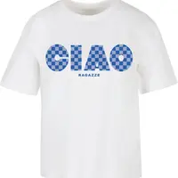 Women's T-shirt Ciao Ragazze white