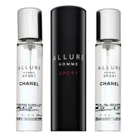 Chanel Allure Homme Sport - Refillable toaletná voda pre mužov 3 x 20 ml