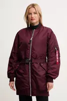 Bunda Alpha Industries vínová barva, přechodná, 258011.608