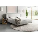 MID.YOU ČALOUNĚNÁ POSTEL, 180/200 cm, béžová