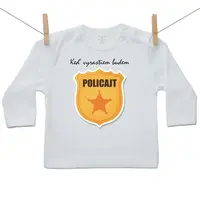 Boodyy Tričko s dlhým rukávom Keď vyrastiem budem policajt 98 (2-3 roky)