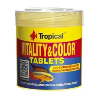 TROPICAL Vitality&Color Tablets 50ml/36g 80ks tabletované krmivo s vyfarbujúcim účinkom