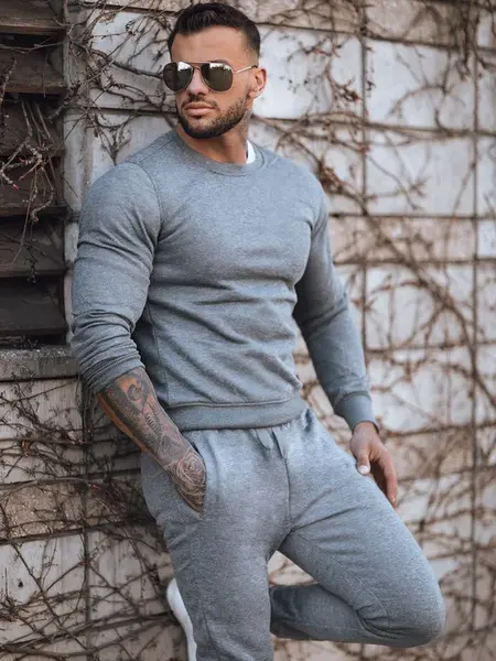 Pánská tepláková souprava antracitová Dstreet