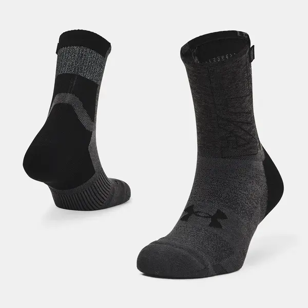 Under Armour Ponožky ArmourDry Run Crew-BLK - unisex