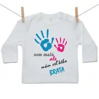 Boodyy Tričko s dlhým rukávom Som malá ale mám veľkého brata 92 (18-24 mesiacov)