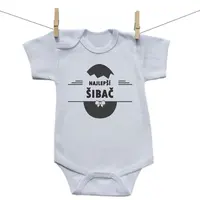 Boodyy Body s krátkym rukávom Najlepší sibač 56 (0-2 mesiace)