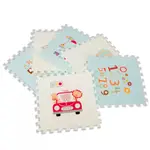 Penová edukačná podložka pre deti MODRÁ A KRÉMOVÁ 177X118X1,3cm-MOVEO