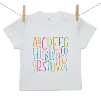 Boodyy Tričko s krátkym rukávom Abeceda 68 (3-6 mesiacov)