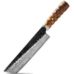 Damaškový kuchynský nôž Kenichi-Nakiri/Hnedá H37348