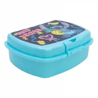 Krabička na svačinu Stitch Palms - světle modrá