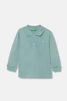 Dětské bavlněné tričko s dlouhým rukávem United Colors of Benetton