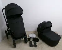 KINDERKRAFT SELECT Kočárek kombinovaný Nea 2v1 Midnight Black, Premium