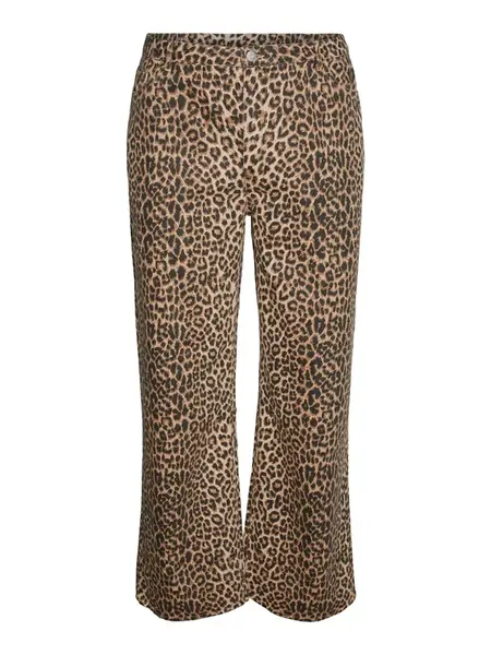 Vero Moda Curve Džínsy 'VMCTESSA'  béžová / hnedá / čierna