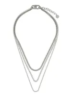 Liu Jo Retiazka  strieborná / priehľadná