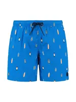 Shiwi Plavecké šortky 'Nate'  kobaltovomodrá / žltá / čierna