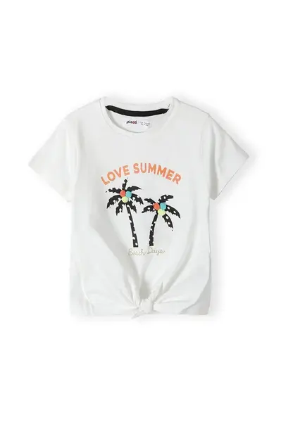 MINOTI Tričko  oranžová / čierna / biela