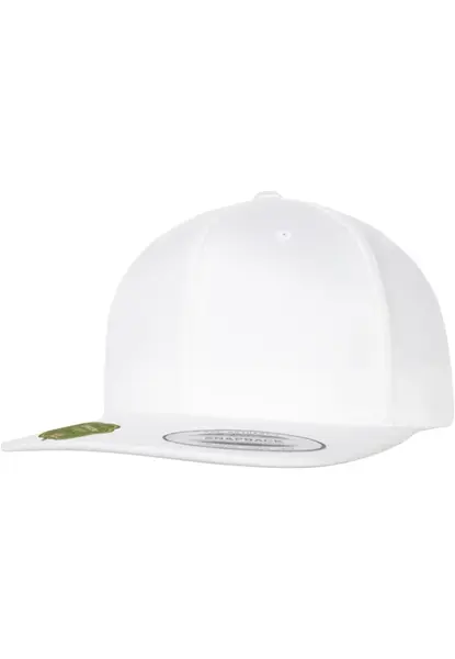 Bio bavlna Snapback bílá