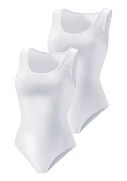 VIVANCE Košeľové body  biela