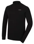 Husky Aron Zip M XXXL, black Pánská merino mikina