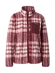 COLUMBIA Funkčná flisová bunda 'West Bend'  vínovo červená / biela