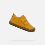 Žluté chlapecké barefoot boty Geox Steppieup