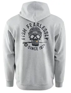 Grundéns mikina deadstick hoodie athletic heather - m