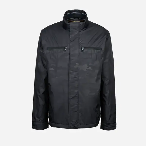 Men's Dark Grey Jacket Geox Jharrod - Mens