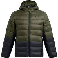 Under Armour LEGEND DOWN HOODED Pánská bunda, khaki, velikost