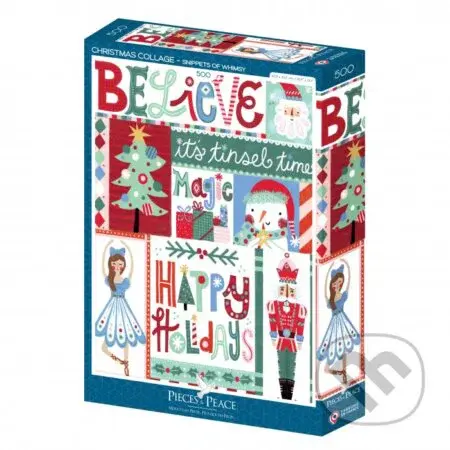 Puzzle Vianočná koláž - puzzle z kategorie 500 - 1000 dílků
