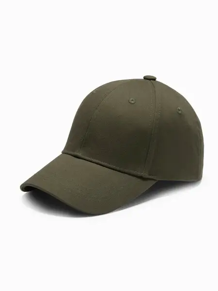 Ombre Men's one-color baseball cap - khaki