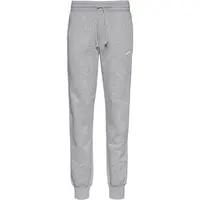 Nike Sportswear Nohavice 'Phoenix Fleece'  sivá melírovaná / biela