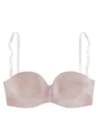 NUANCE Podprsenka  béžová / biela