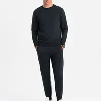 Ombre BASIC men's cotton sweatshirt set unbuttoned sweatshirt + joggers