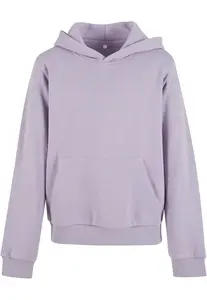 Dívčí mikina s kapucí Terry fialová