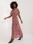 Dress-DHJ-SK-9656.19X-Black-Pink