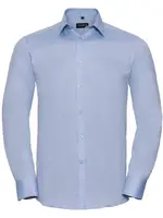 Men's Long Sleeve Herringbone Shirt Russell