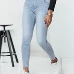Spodnie damskie FITTYCHIC z push up'em jeansowe Dstreet